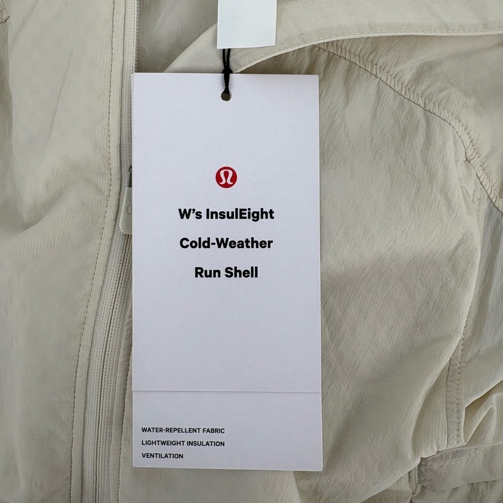 Lululemon Women’s InsulEight Cold-Weather Run Shell Light Ivory - Picture 14 of 17